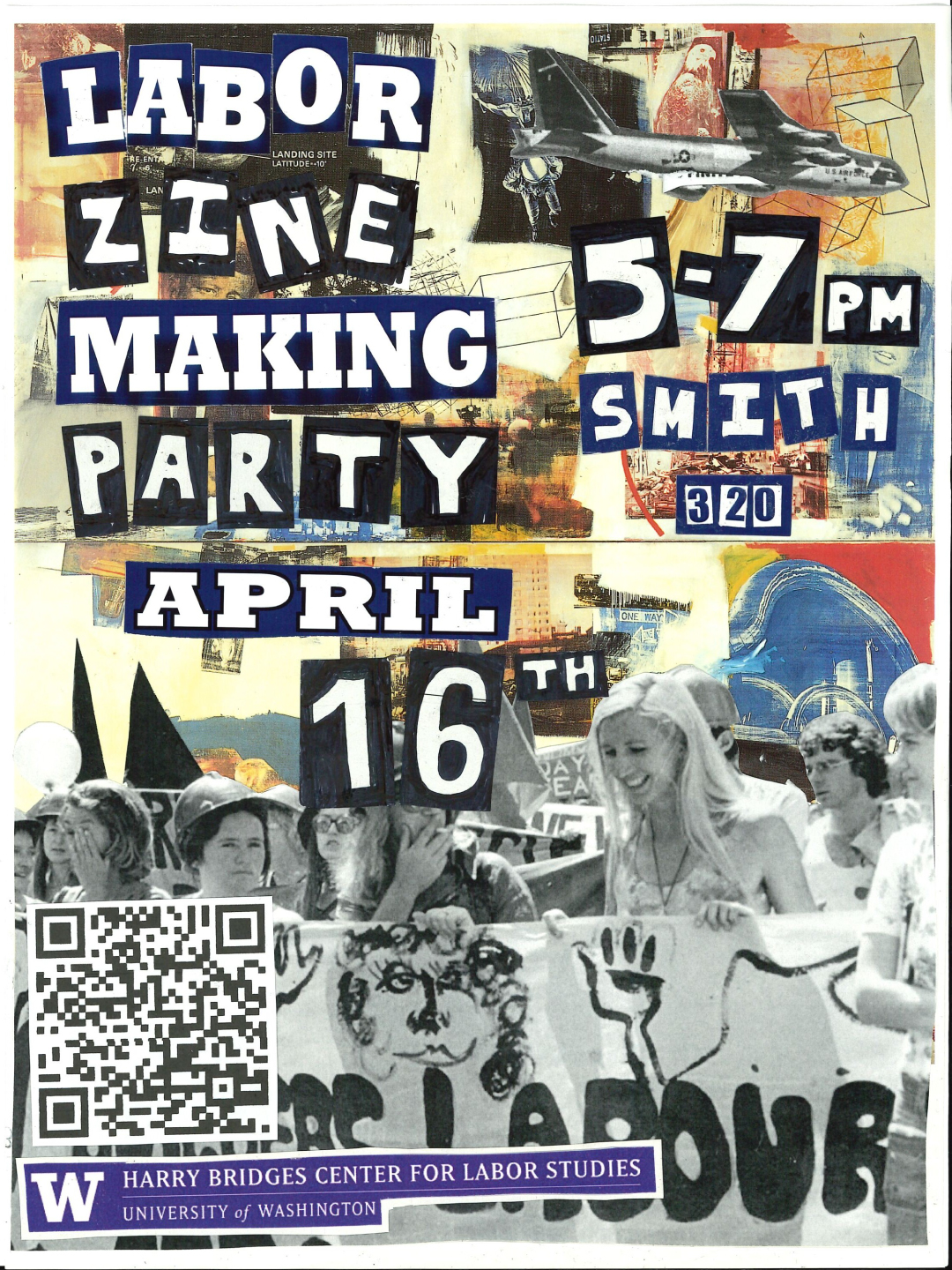 Labor Zine making party April 16