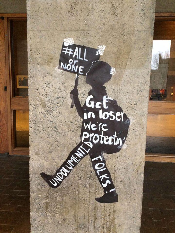 #All or None, Get in loser we're protectin' undocumented folks!