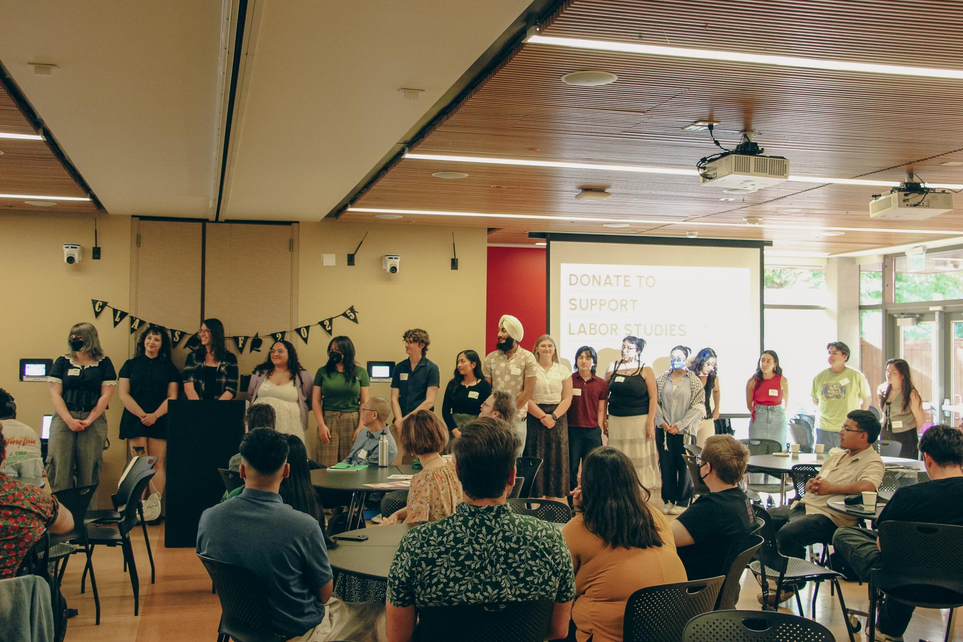 spring celebration labor students