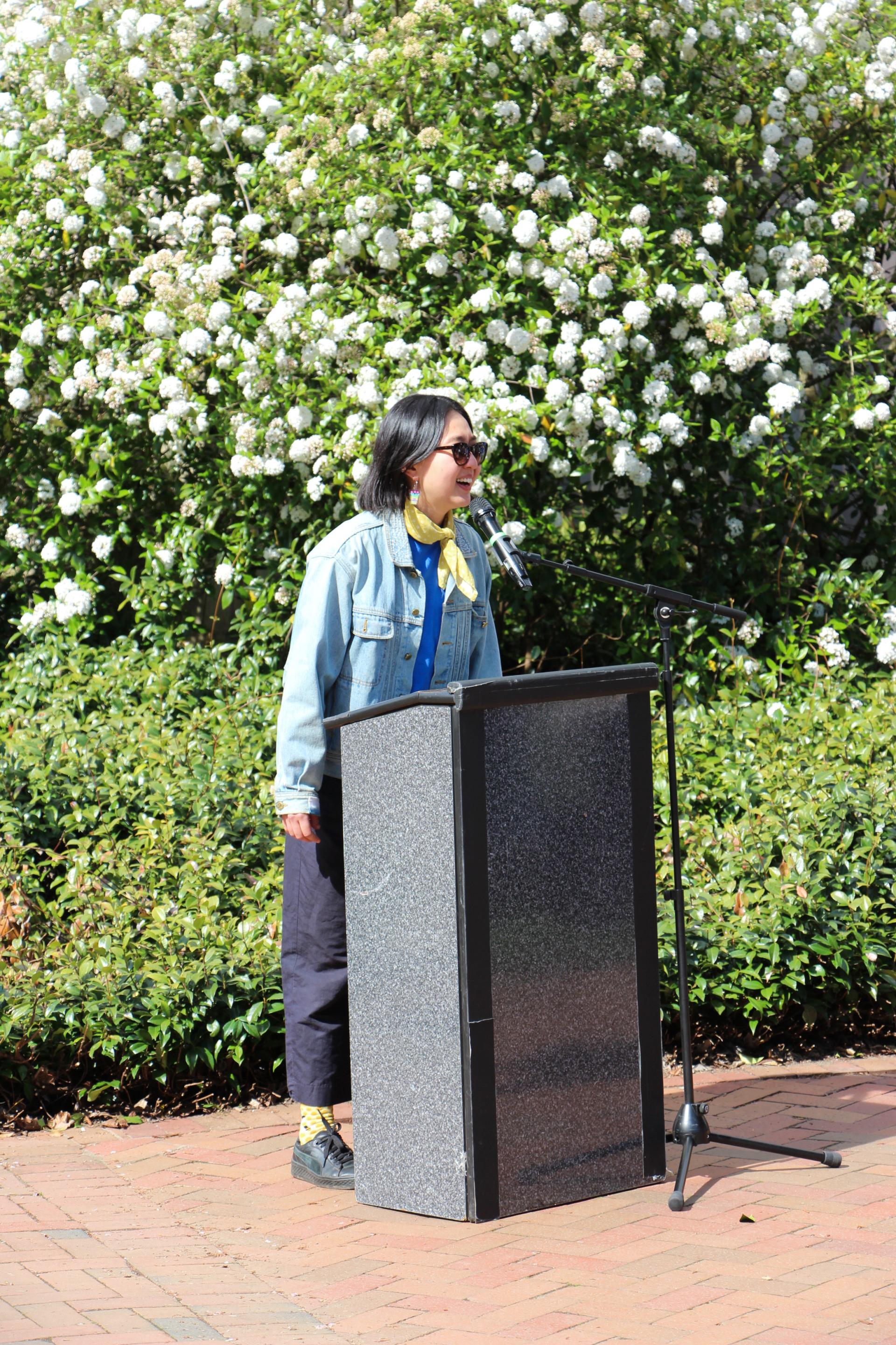 Soohyung Hur at the podium