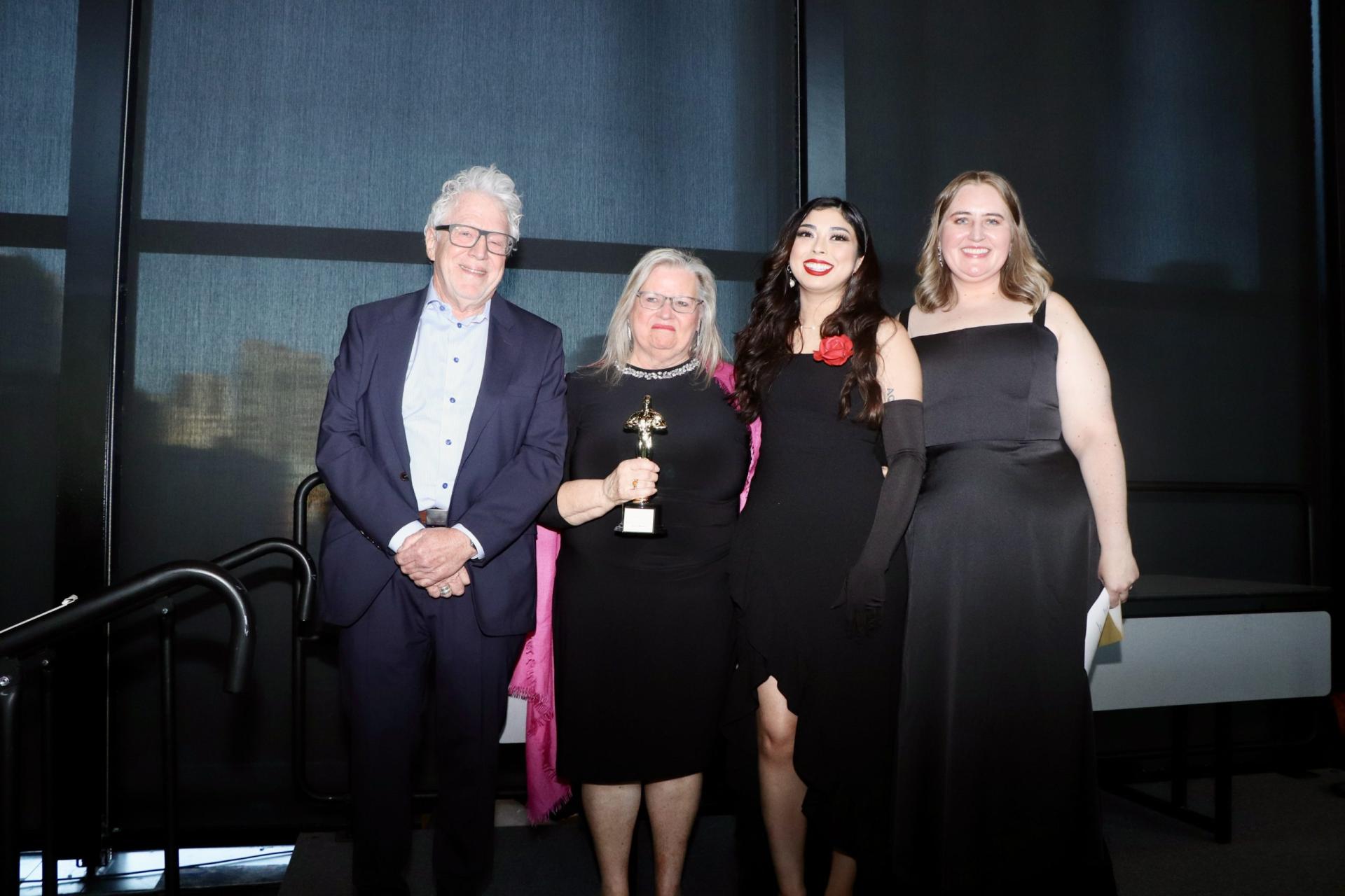 Leonard Smith, Terri Mast, Corina Yballa, and Katie Garrow